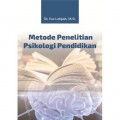 Metode Penelitian Psikologi Pendidikan
