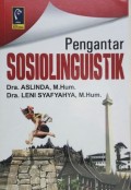 Pengantar Sosiolinguistik