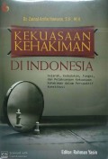 Kekuasaan Kehakiman di Indonesia