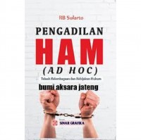 Pengadilan HAM (AD HOC) : Telaah Kelembagaan dan Kebijakan Hukum