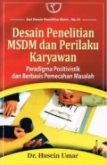 Desain Penelitian MSDM dan Perilaku Karyawan