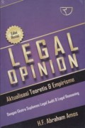 Legal Opinion.Aktualisasi Teoretis & Empirisme
